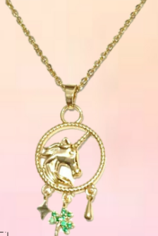 Dijes vintage con cadena